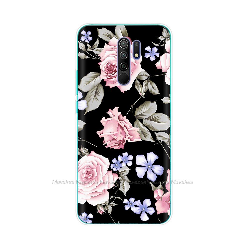 Silicone Case For Xiaomi Redmi 9 Case Soft TPU Fundas Phone Case For Xiaomi Redmi 9 Redmi9 Case Back Cover Shell Coque Bumper