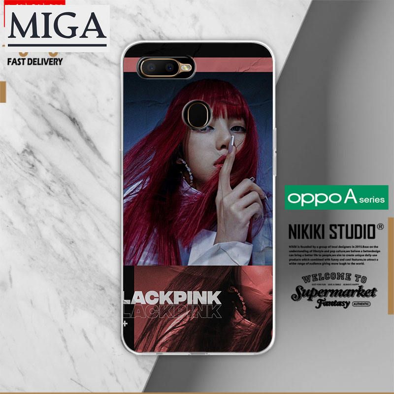 oppo a3s case BLACKPINK lisa jennie oppo a5s case a9  a5  cute a71 a37 luxury a83 a31 A12 A12e a5 a57 A92 a39 cover a33 silicon