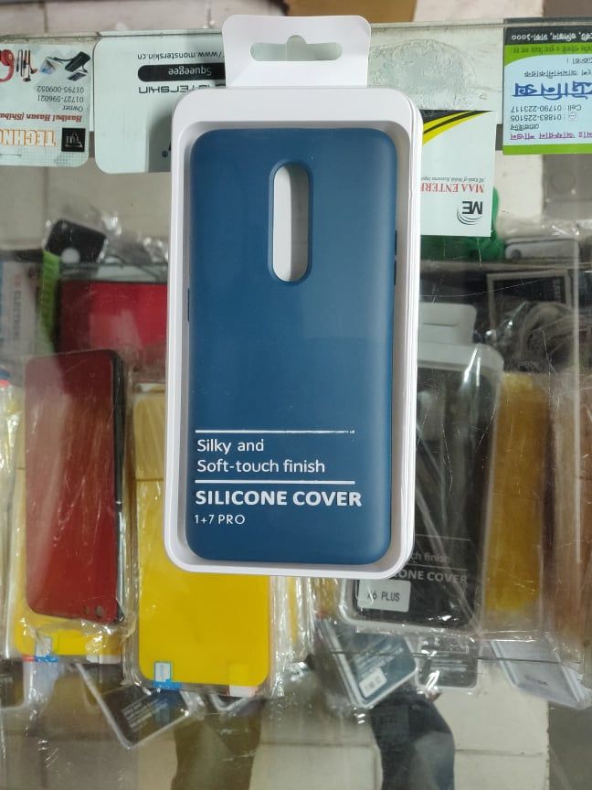 OnePlus 7 Pro Luxury Soft Silicone Shockproof Bumper Protective Premium Back Cover