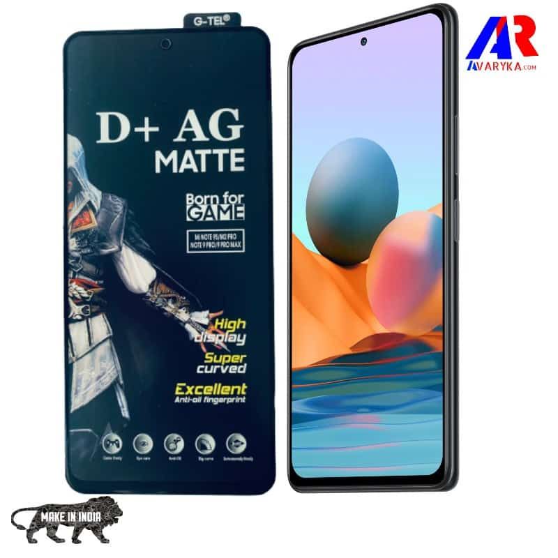 For Xiaomi Redmi Note 10 Premium 9D AG Matte Tempered Glass Screen Protector (Full Display Covered)