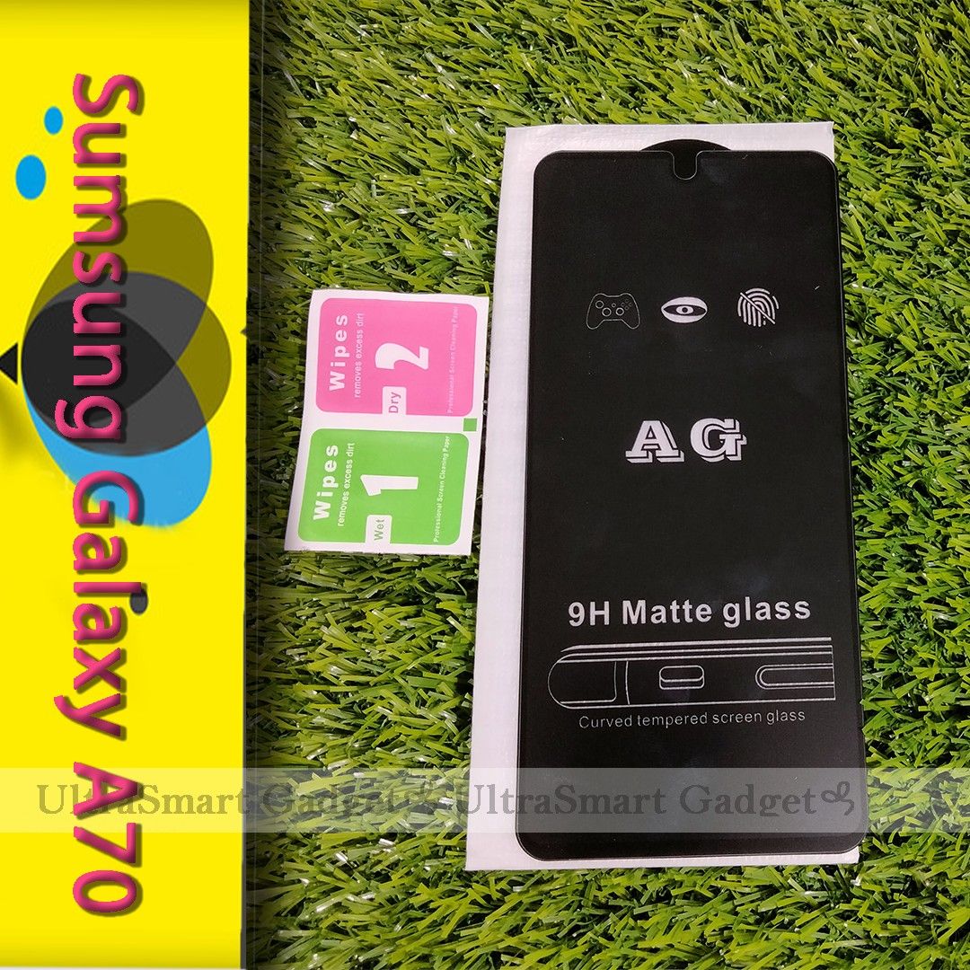 For Samsung Galaxy A70 Matte Tempered Glass Screen Protector