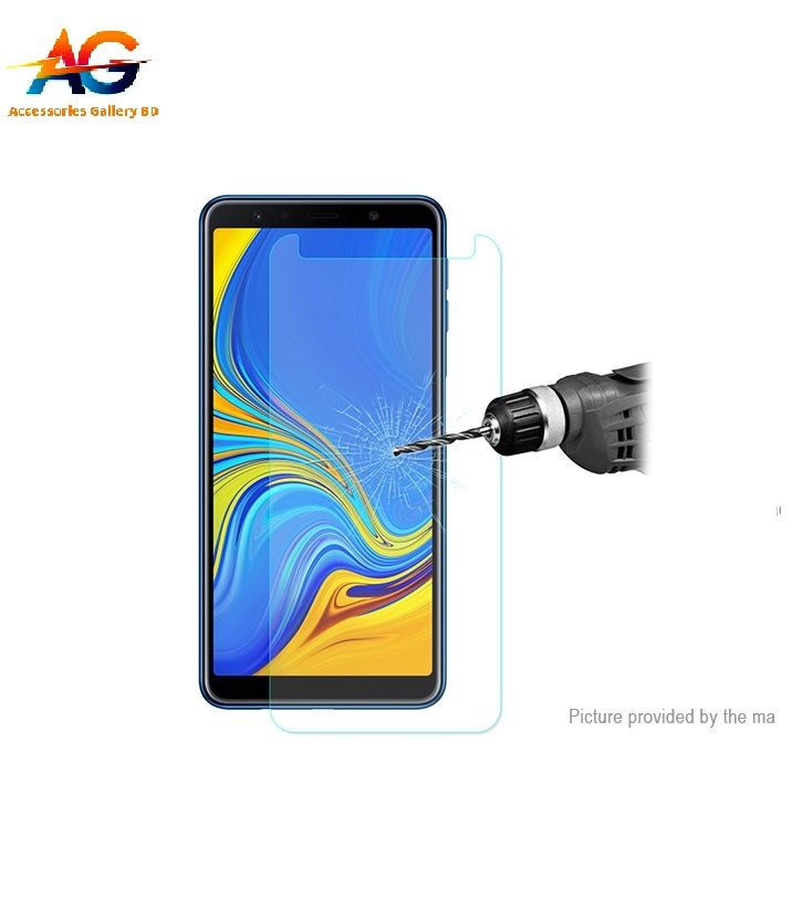 Samsung Galaxy A7 2018 Tempered Glass Screen Protector 2.5D -Transparent