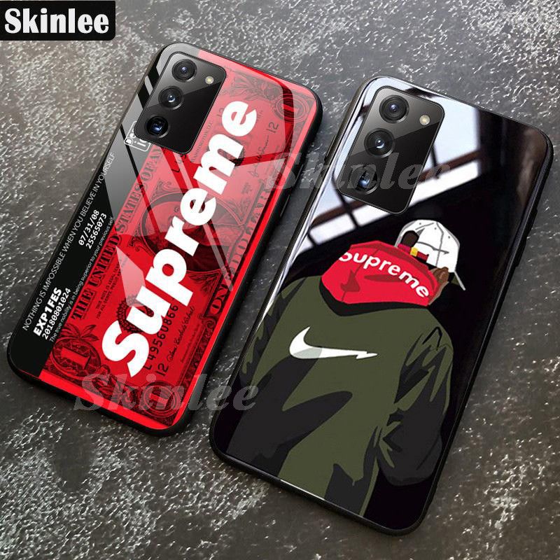 Supreme Phone Back Cover Samsung Galaxy M03S Case Protection shockproof Mirror Phone cases SUP Superme SUP Supreme Design Samsung Galaxy M03S Phone case