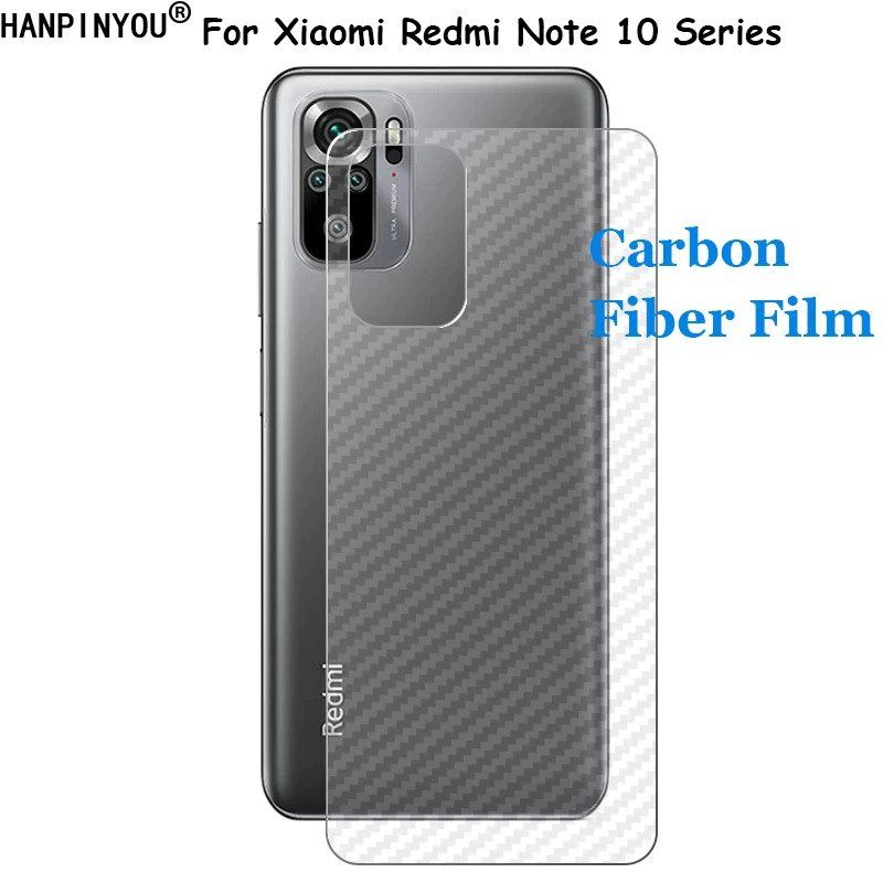 Carbon FIber Sticker Protection For Xiaomi Redmi Note 10s