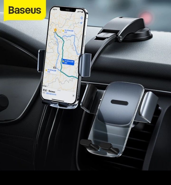 BASEUS Easy Control Clamp Car Mount Phone Holder for Air Vent/Dashboard
