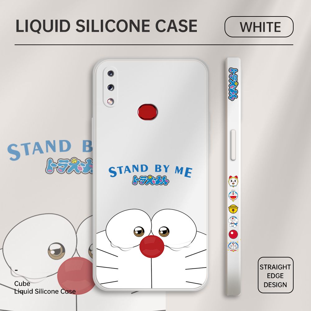 ZeroQiQi for Samsung A10S Case Cartoon Weeping Cat Phone Cover Soft Full Lens Protection Casing Ultra Thin Soft Liquid Silicone Phone Cases
