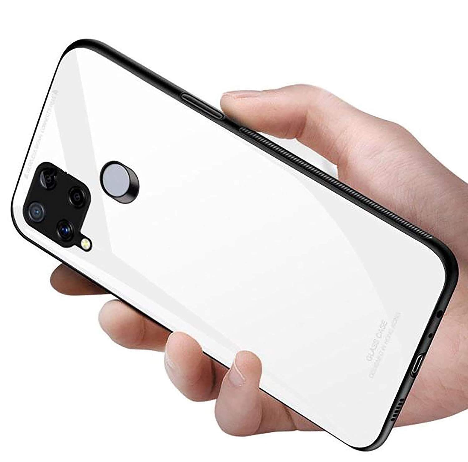 Realme C12 / Narzo 20 / Narzo 30A 'HONG KONG DESIGN' Scratchproof Tempered Glass Cover Case