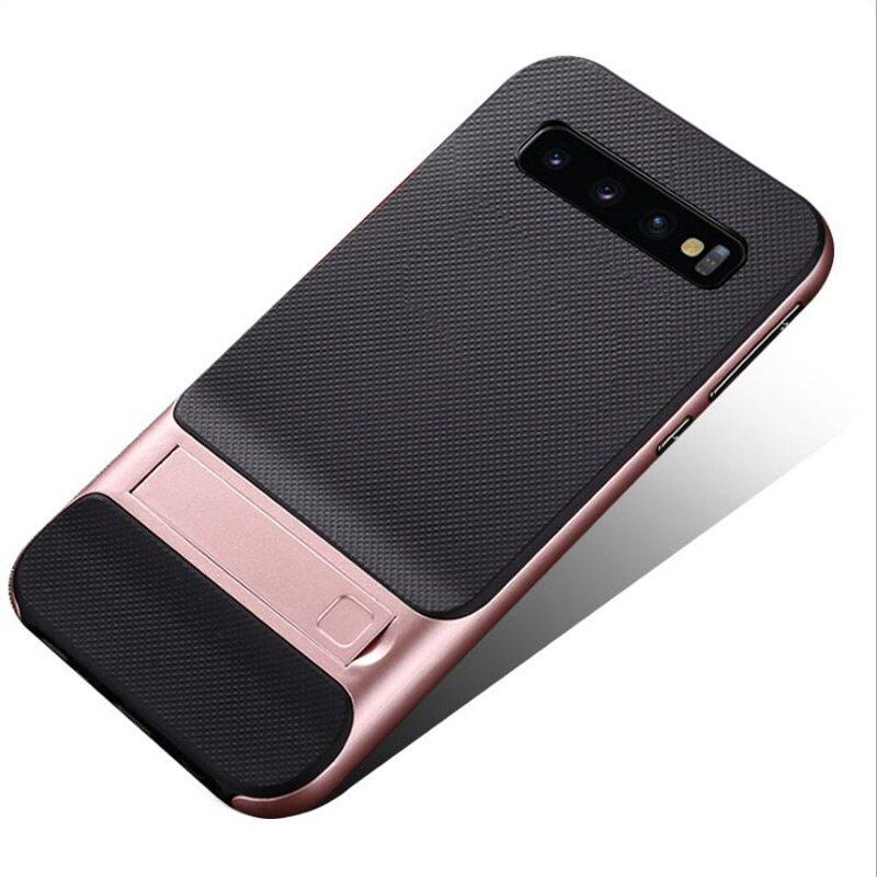 Kickstand Case for Samsung Galaxy S10 S10E Plus Holder Cases Shockproof PC Stand Back Cover Shell for Samsung S10 S10PLUS S10E