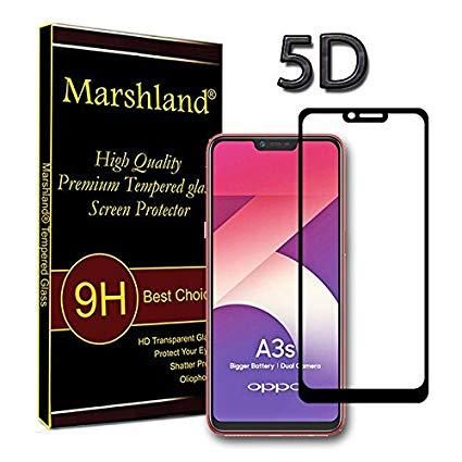 Premium Quality 5D Glass Screen Protector 9H for Oppo A3s