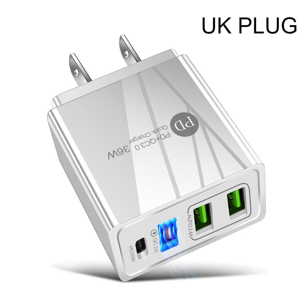 USB Charger Quick Charger 3.0 For iphone Samsung Tablet EU US Plug Wall Mobile Phone Charger Adapter Fast Charging