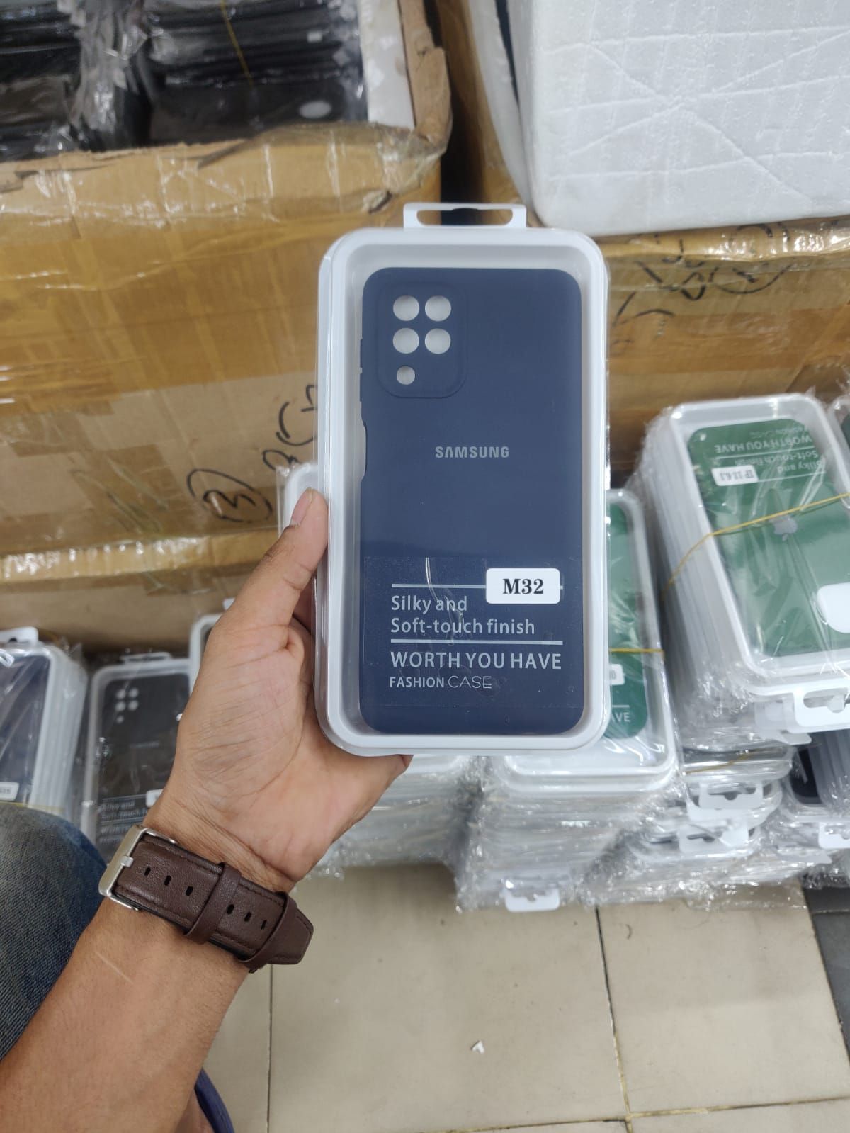 Samsung Galaxy M32 4G Luxury Silicone Protect Back Cover Soft Case - Camera - Phone Back Cover