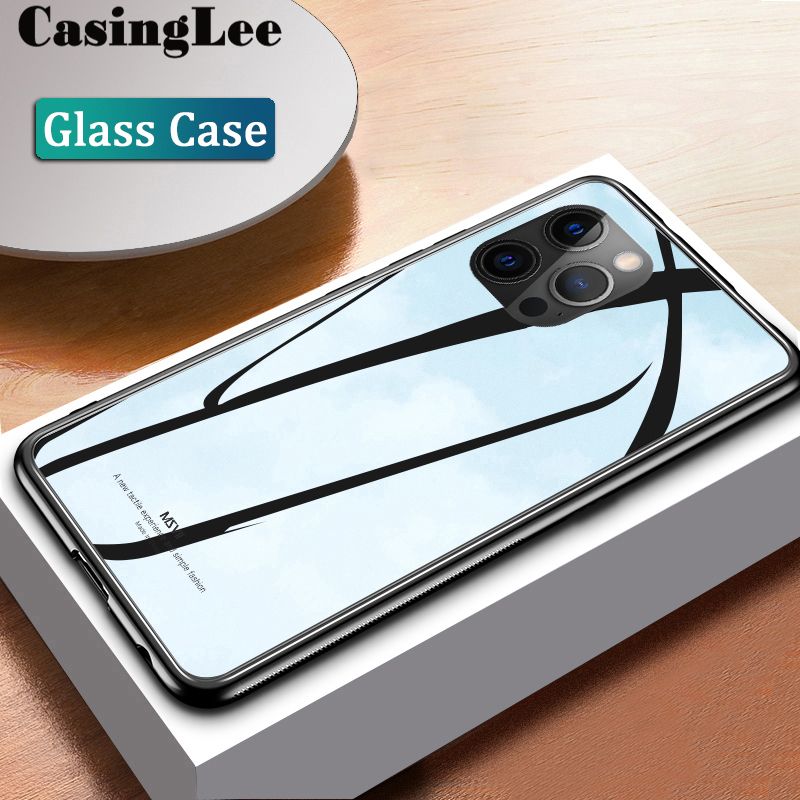 Protect Cover For iphone13 Pro Max case Glass Phone Cases Full Protection Tempered Glass Protetor Phone Cases for iphone13 Pro Max Phone Cases