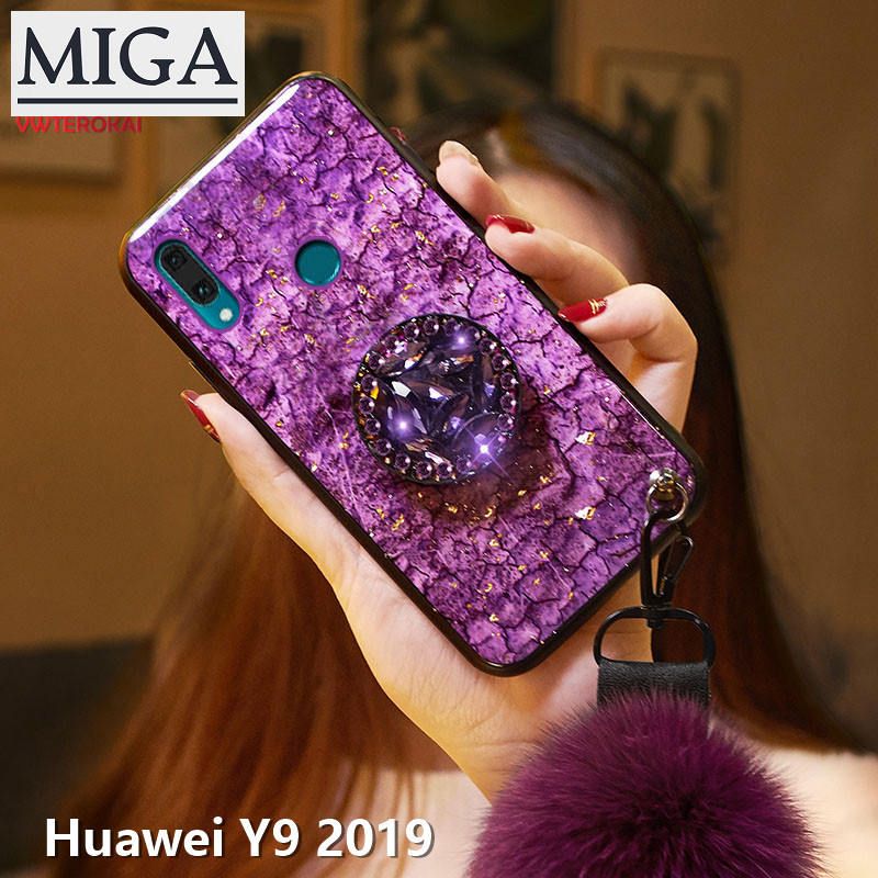 Luxury Gold Foil Bling Marble Phone Cases For Huawei Y9  / Huawei Y7 Pro  / Y7  / Y7 Prime  Case Soft TPU For Huawei Y9  / Huawei Y7 Pro  / Y7  / Y7 Prime  Glitter Case Coque