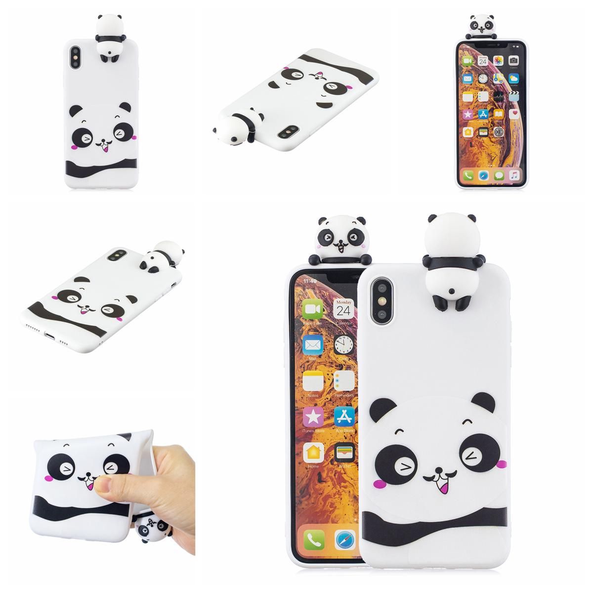 For OPPO 3/A1/F5 lite 3D Cute Coloured Painted l PU Anti-scratch Non-slip Protective Cover Back Case
