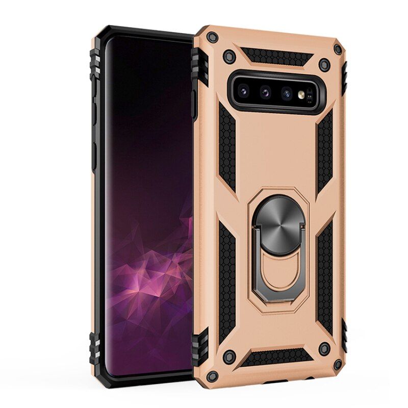 Armor Shockproof Phone Case For Samsung Galaxy S7 S8 S9 S10 S10E 5G Plus Note 8 9 10  A6 A7 A8 A9 2018 Lite With Ring Back Cover