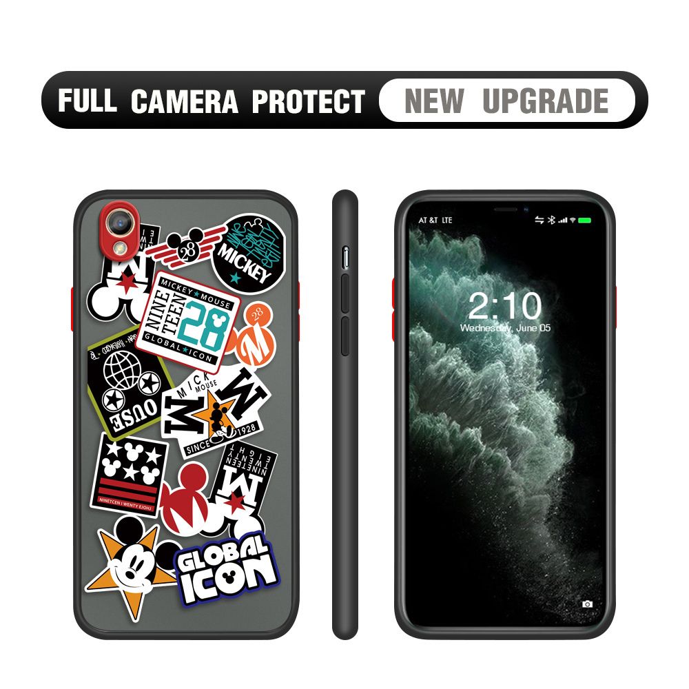 Hontinga for OPPO A37 A37F Case Travel Poster Camera Shockproof Protection Cases Edge Frosted Transparent Phone Cover