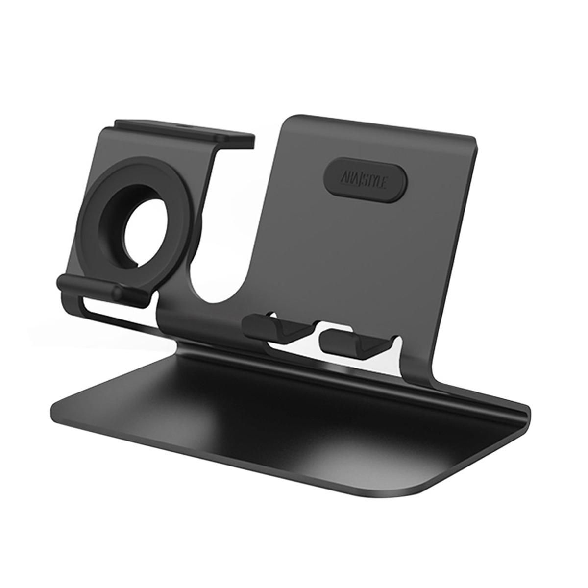 3-in-1 Charging Stand Aluminum Alloy Storage Bracket Compatible For Airpods Iwatch Iphone