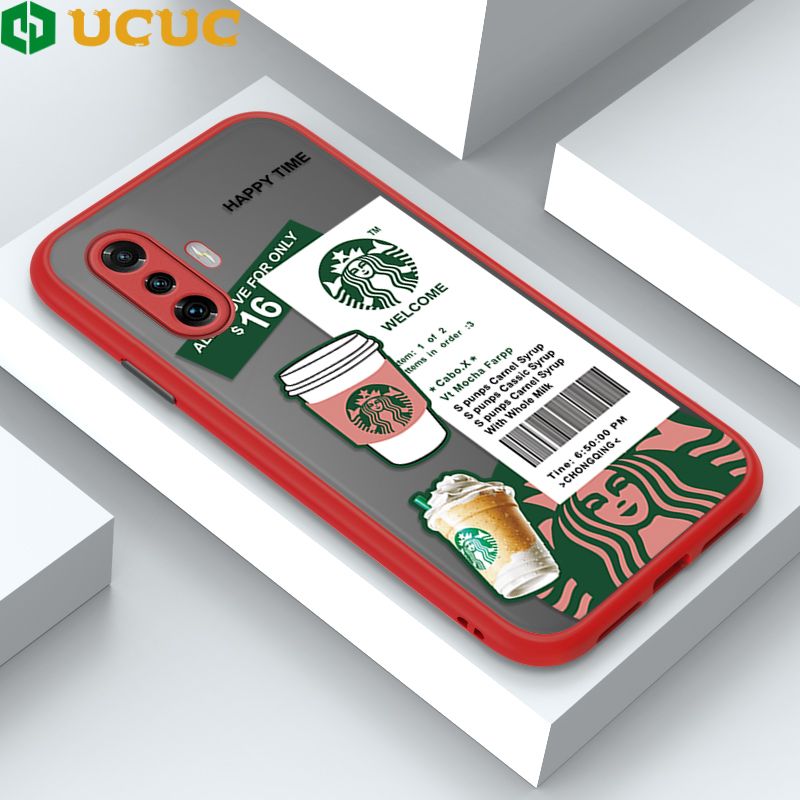 UCUC for Redmi K40 Gaming / Xiaomi Poco F3 GT Back Cover Fashion Sticker Frosted Transparent Hard Phone Case Thin Shockproof Full Cover Camera Protect Case