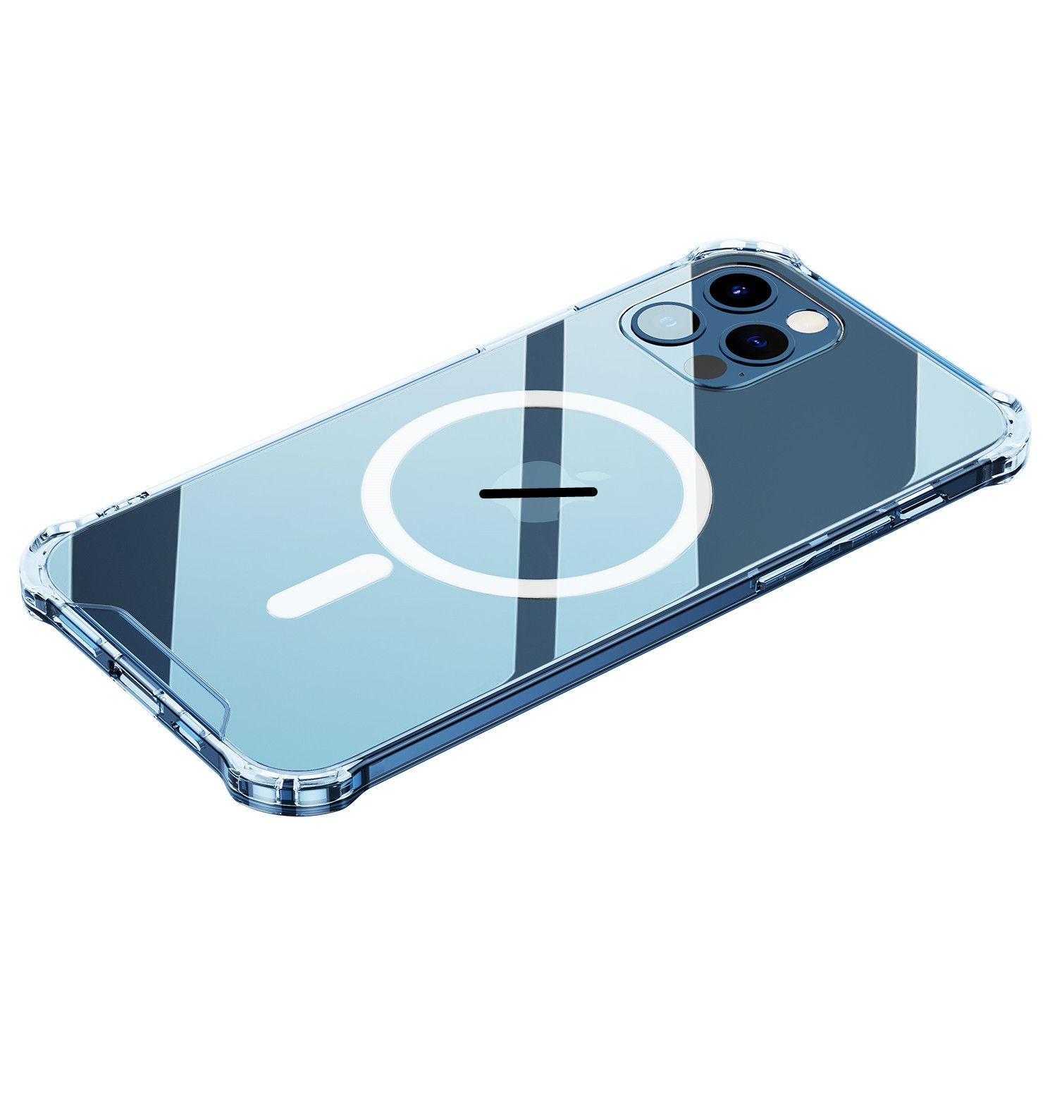 Magnetic Mobile Phone Case All-inclusive Four-corner Anti-fall Protective Cover For Iphone color
