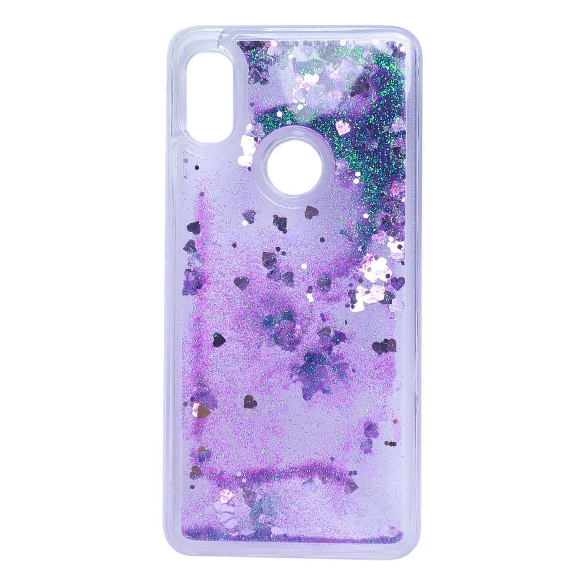Mi A2 Lite Original 3D Glitter Back Cover