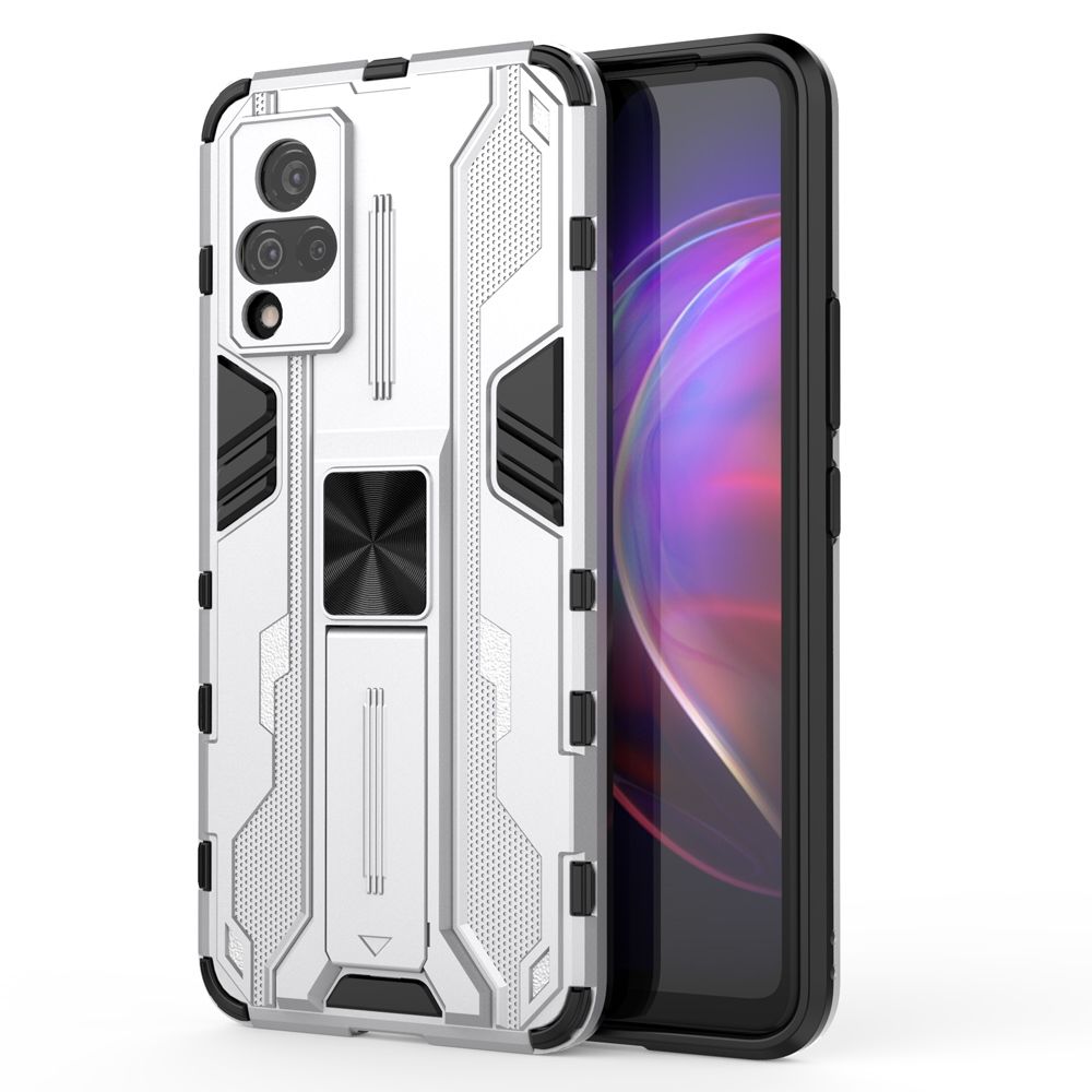 For Vivo V21 Supersonic Design Invisible Bracket [Support Magnetic Car Mount] Protective Case Cover