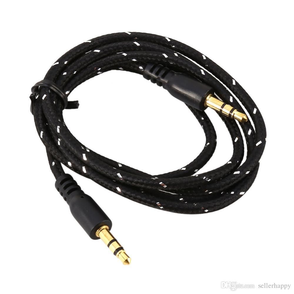 3.5mm Male To Male Audio Stereo Jack Aux Auxiliary Cable