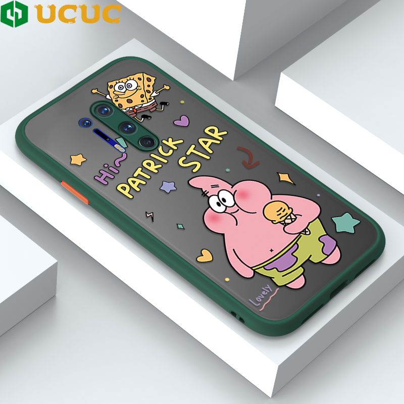 UCUC for OnePlus 8 Pro Back Cover Pie Gig Star Frosted Transparent Hard Phone Case Thin Shockproof Full Cover Camera Protect Case