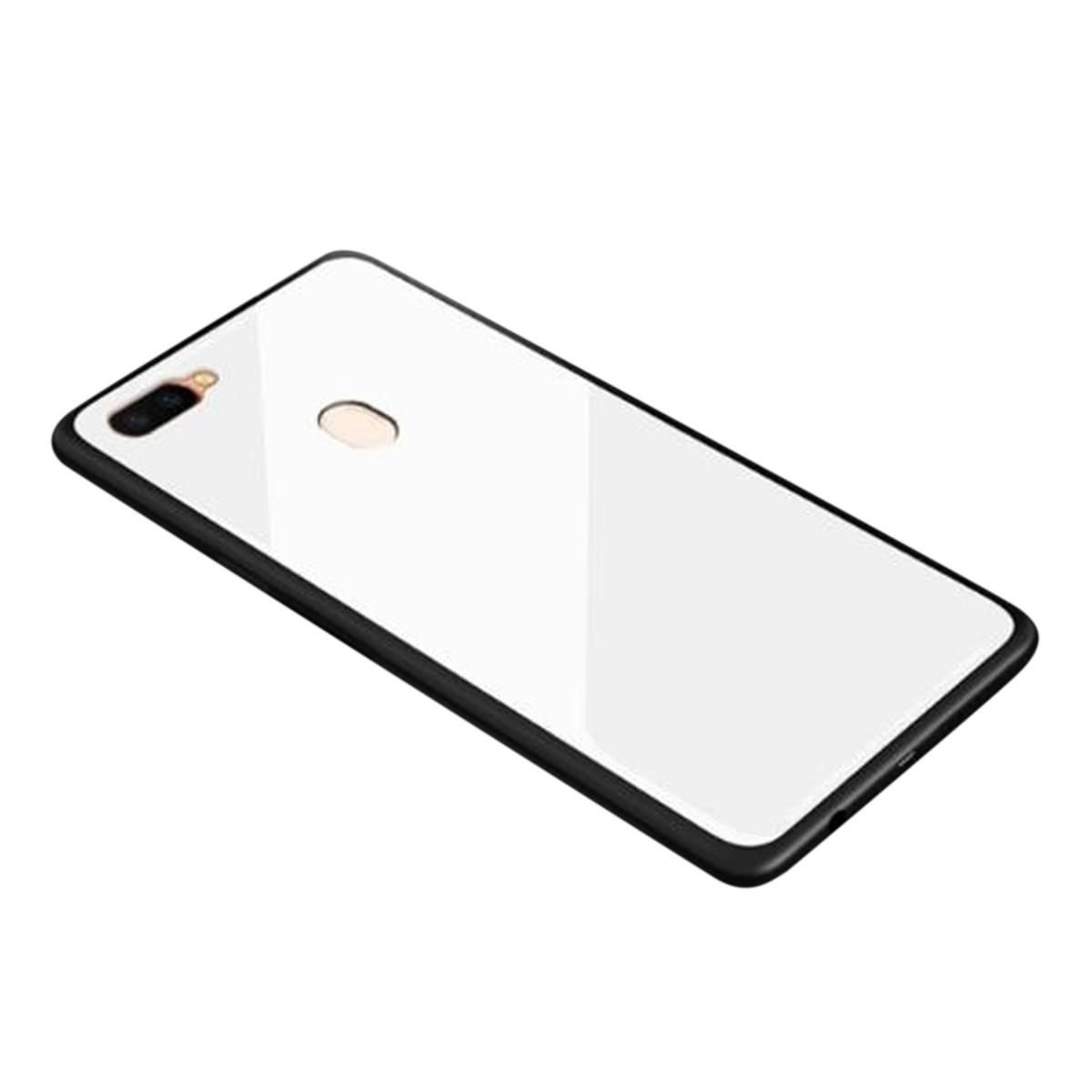 Samsung M-20 Glass Back Case  - White