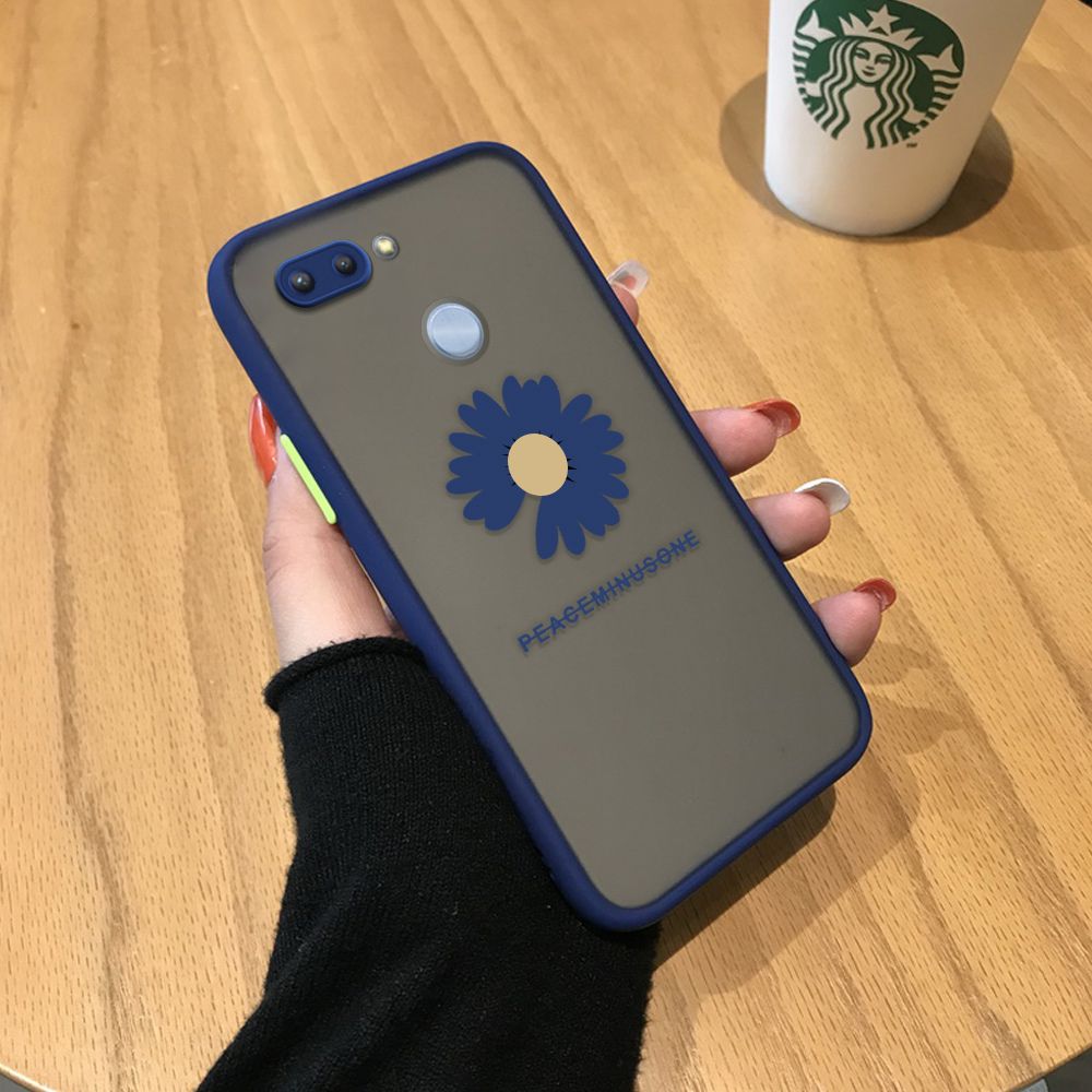 Jizetin for Redmi 6 Back Cover Small Fresh Daisies Mobile Phone Case Ultra Thin Full Lens Protection Phone Case for Girl