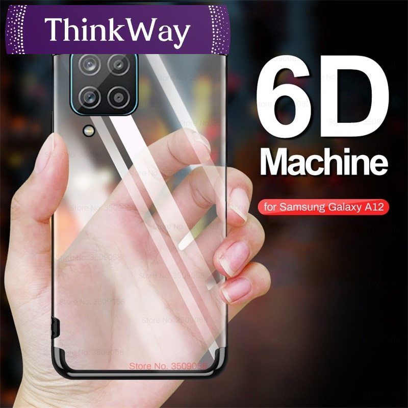 Cover for samsung a12 case plating tpu soft bumper silicone shockproof coque for samsung galaxy a12 6.5''phone case