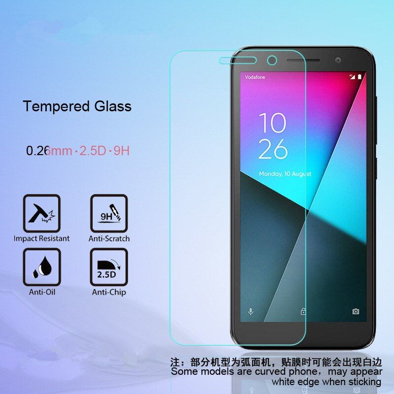 [Order message mobile phone model]3 PCS 2.5D Full Cover 9H Matte Tempered Glass For Vodafone Smart E9 Matte Screen Protector Film Anti Fingerprint Frosted Glass