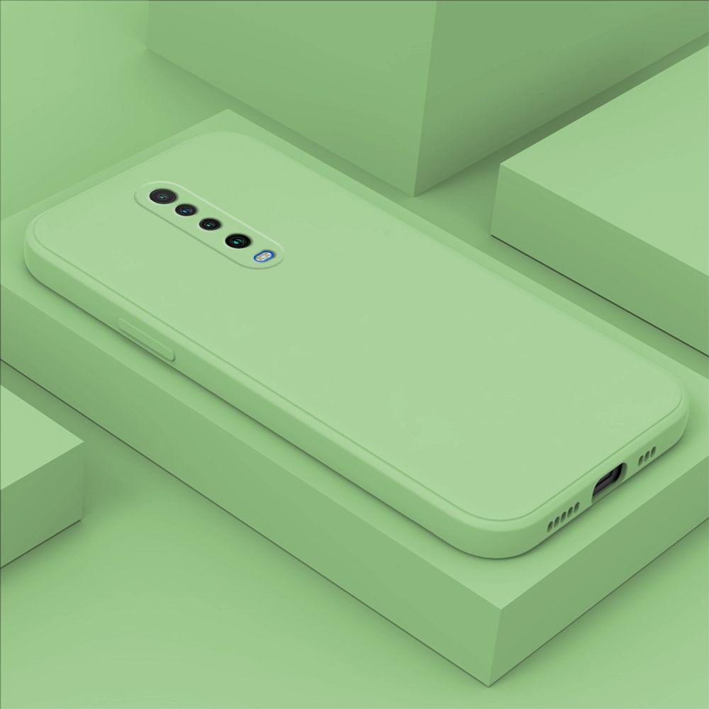 ZeroQiQi for Xiaomi Poco X2 Case Simple Candy Color Back Cover Soft Liquid Silicone Protective Phone Cases