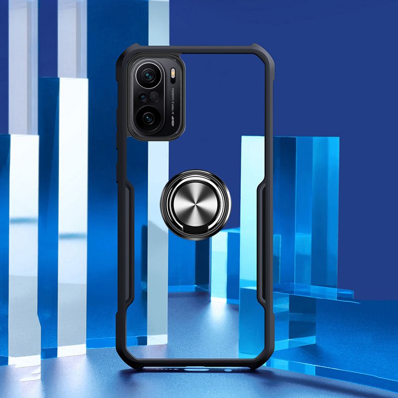For Xiaomi 11X Case Magnetic Transparent Clear Armor Ring Shockproof Back Cover for Xiaomi 11X Back Cover