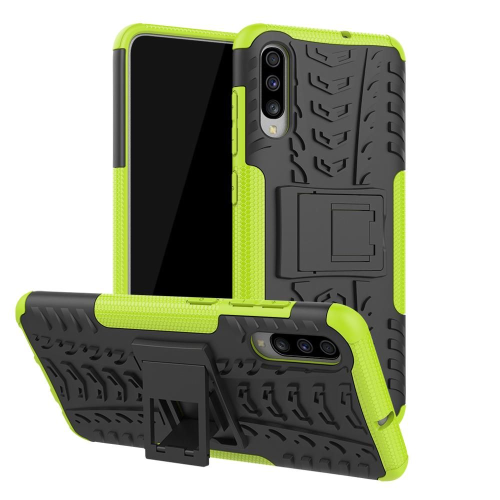 Heavy Duty Armor Tough Hybrid Shockproof Dual Layer Kickstand Protective Case Cover For Samsung Galaxy A70