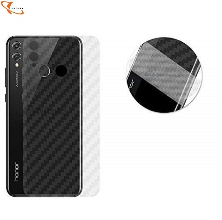 Huawei P Smart 2019 Sticker Protective Film Carbon Fiber Back Cover Screen Protector