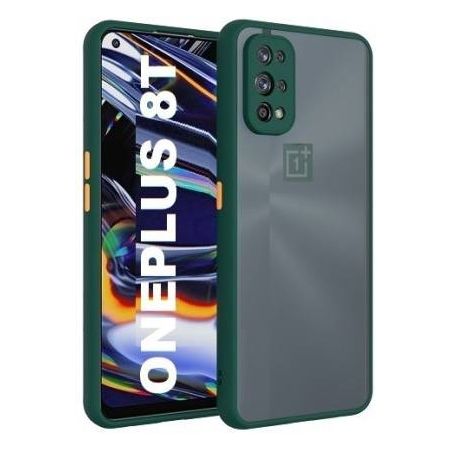 For ONEPLUS 8T BACK COVER SMOKE CASE WITH HYBRID MATTE FINISH AND CAMERA PROTECTION
