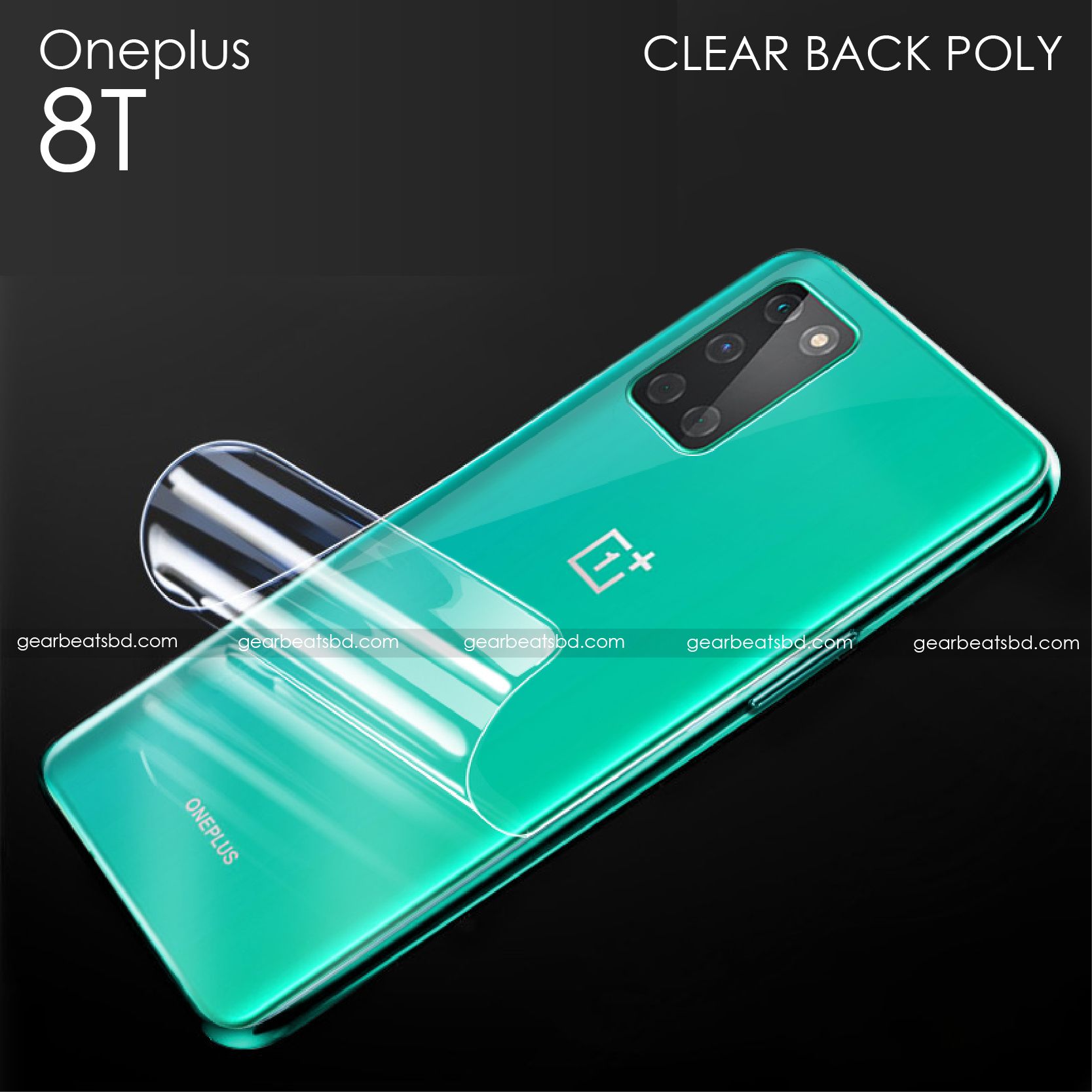 OnePlus 8T (1+ 8T) - Clear Hydrogel Back Poly
