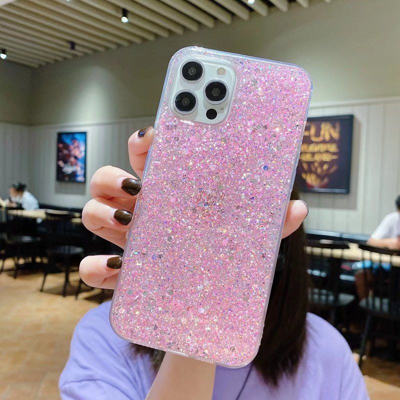 Olige Bling Case For Huawei Y9A Y7A Y6P Nova 8 7 7i 7SE 5T 5 Pro 4E 3i P30 P40 Lite Mate 30 Pro Y7 Y6 Y9 Prime 2019 Y9S For Girls Fashion Shiny Shockproof Soft Phone Cover