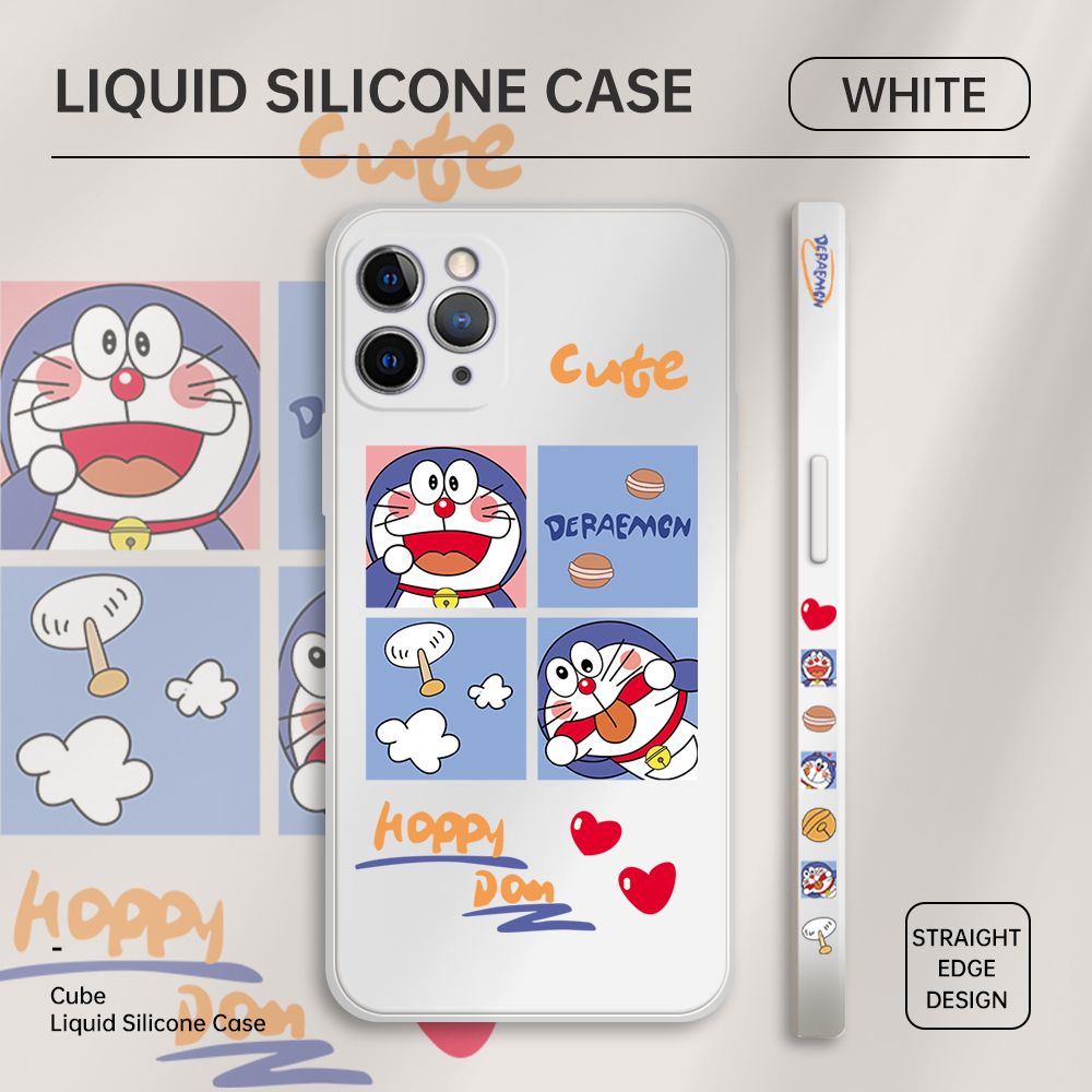 ZeroQiQi for iPhone 11 Pro Case Cartoon Cat Phone Cover Soft Full Lens Protection Case Ultra Thin Soft Liquid Silicone Phone Case