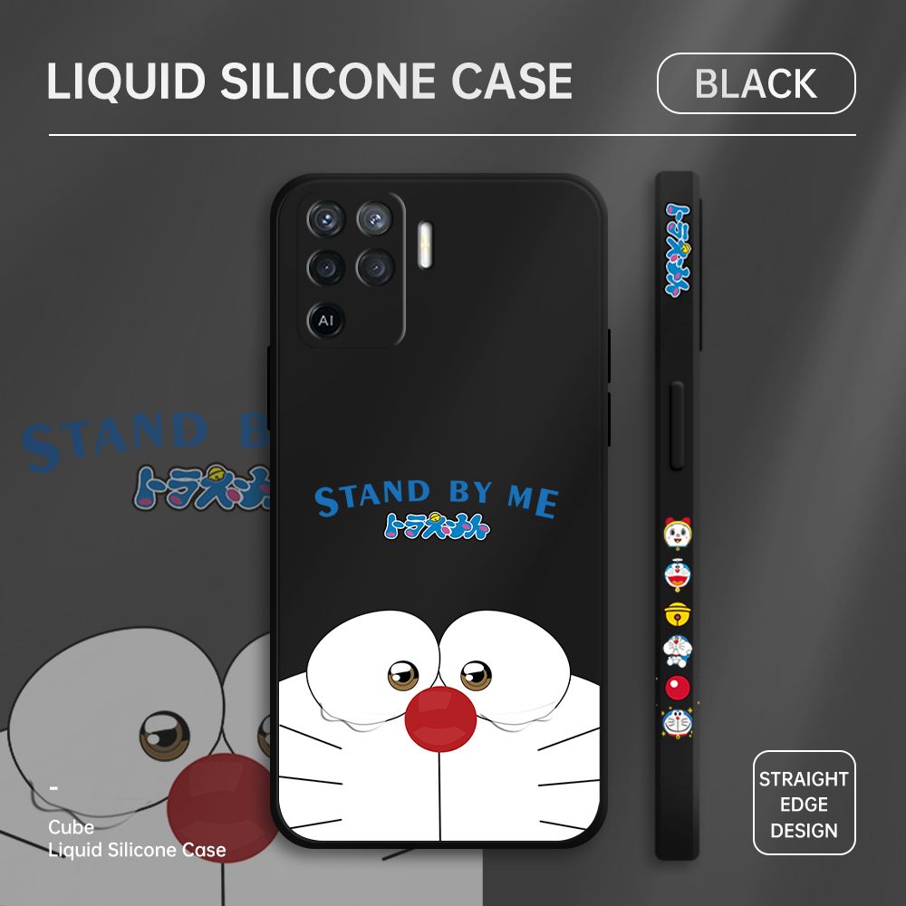 ZeroQiQi for OPPO A94 Case Cartoon Weeping Cat Phone Cover Soft Full Lens Protection Casing Ultra Thin Soft Liquid Silicone Phone Cases