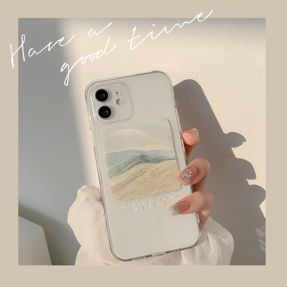Dune Pattern Case Soft Silicone Cover Mobile Phone Case