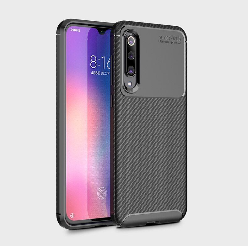 Phone Case for Xiaomi Mi 10 10T 11 Lite Ultra Pro Carbon Fiber Soft Silicone TPU Bumper Cover for Xiaomi Mi 9 Lite Mix 4 Cases