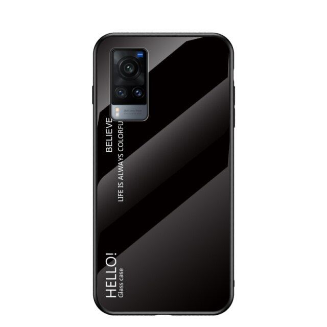 Vivo X60 Luxurious Glass Case Back Cover