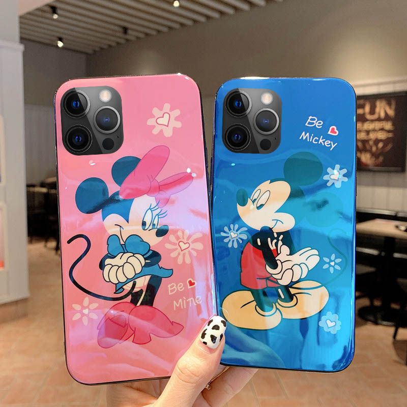For iPhone13 case cover Cute Mickey and Minnie For s Soft Silicone for iPhone13 Phone cases