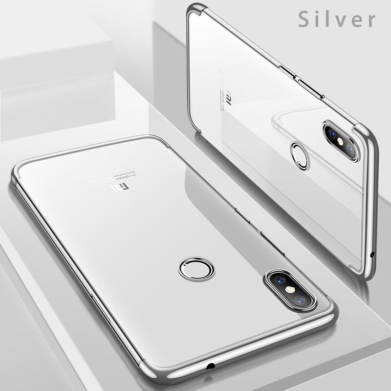 Luxury  Phone Cases for Xiaomi Mi 8 Mi8 SE Soft TPU Ultra Thin Transparent Plating Back Cover for Xiaomi 8 Lite Explorer