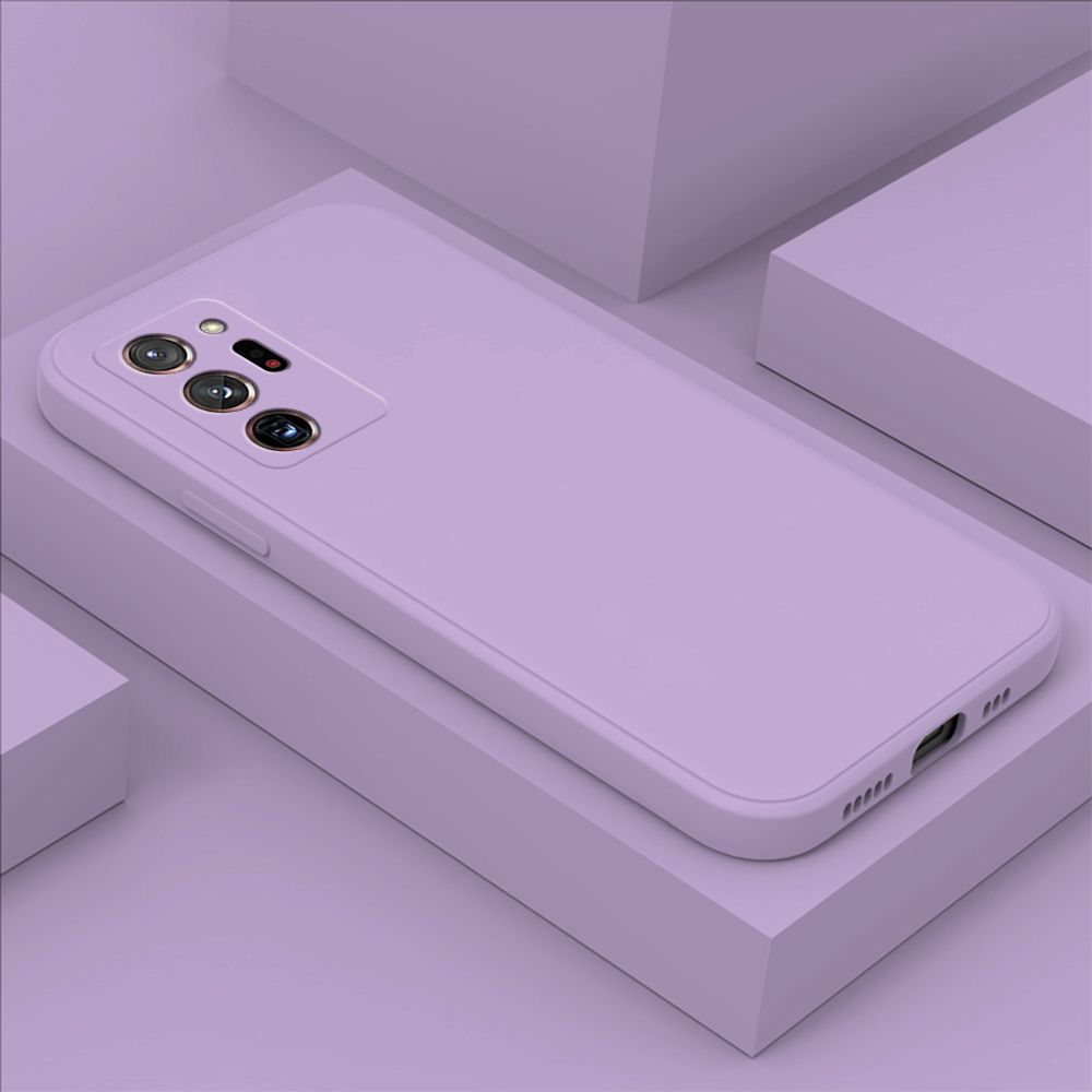 Hontinga for Samsung Galaxy Note 20 Ultra Case Thin Soft Luxury Square Liquid Silicone Phone Case Candy Cover