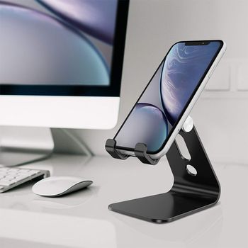 Universal Mobile Phone Holder Stand Aluminum Alloy Tablet Desk Stand