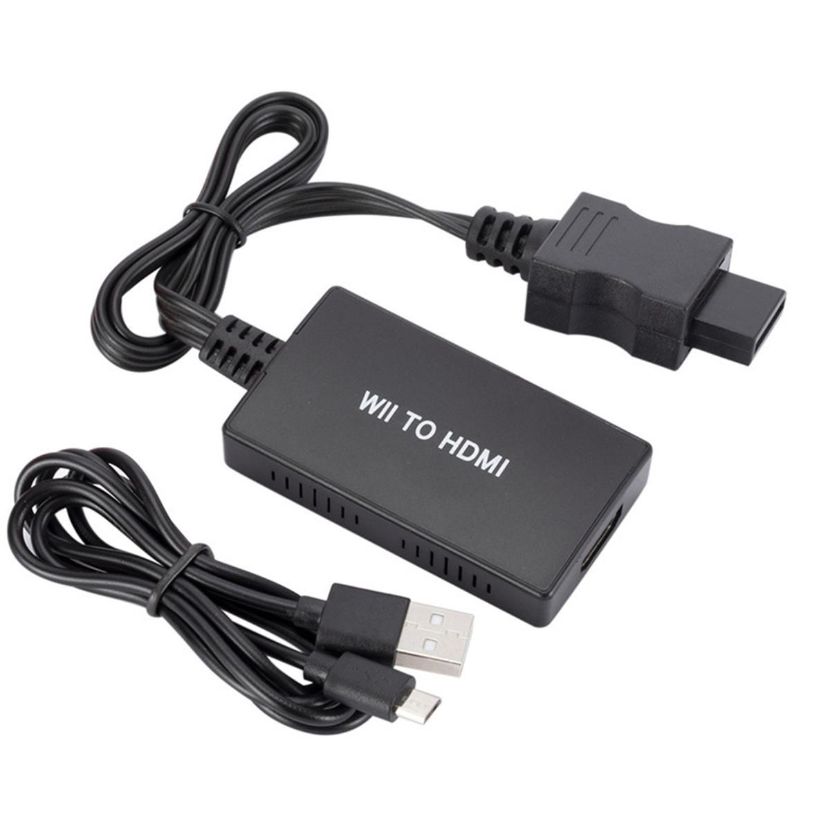 Game To Hdmi-compatible Converter 1080p 720p Output Video Audio With 3.5mm Jack Audio Adapter