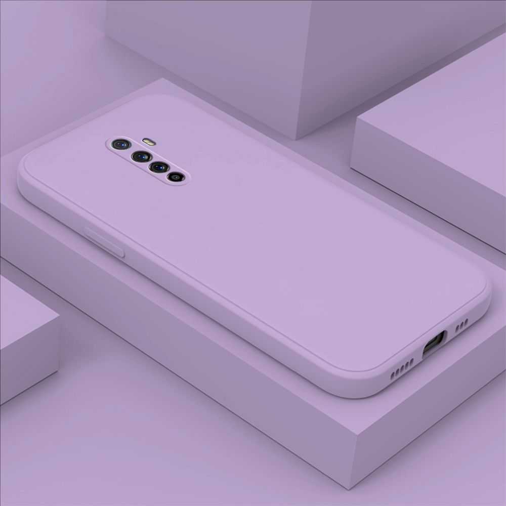 Hontinga for Realme X2 Pro Case Thin Soft Luxury Square Liquid Silicone Phone Case Candy Cover