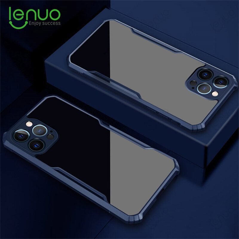 Lenuo Casing For Apple iPhone 13 Phone Case Shockproof Transparent Bumper Airbag Phone Cover Case